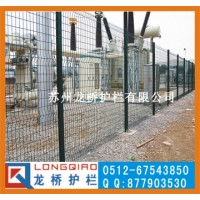 蘇州廠區圍墻護欄網 工廠醫院圍墻圍網 訂制噴塑戰斧式護欄網