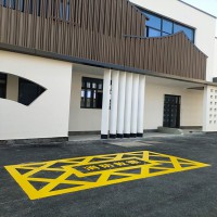 消防車道消防登高場地及回車場劃線標(biāo)準(zhǔn) 登高消防車作業(yè)區(qū)施工