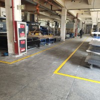 蘇州工業園區馬路牙子黑黃標線 蘇州貨架區域線和貨位線